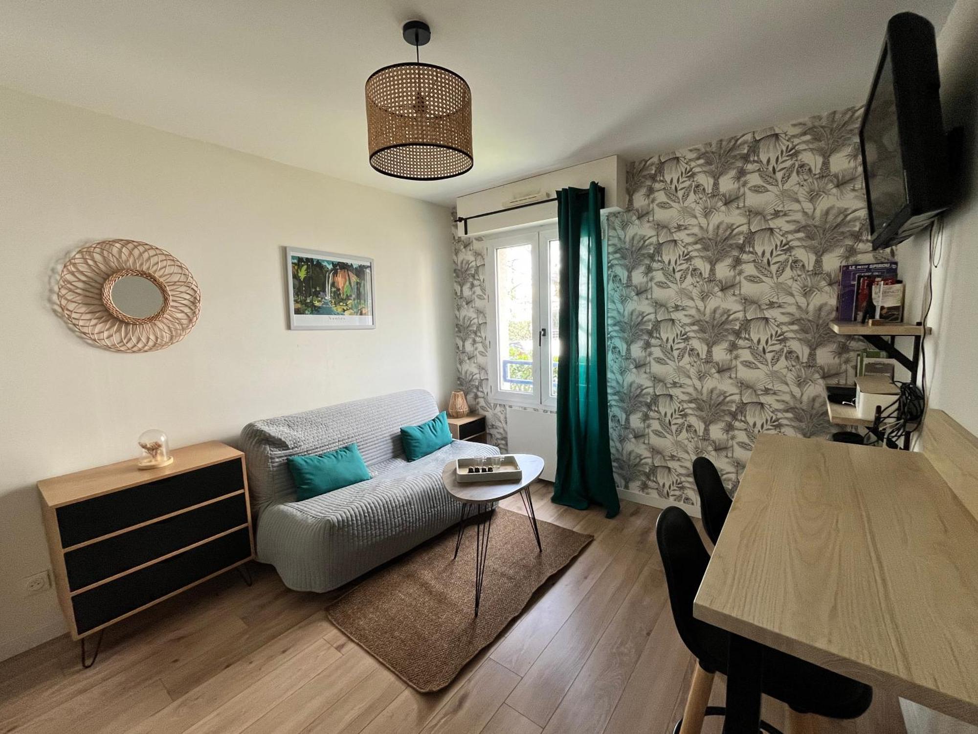 Agreable Studio Calme - Proche Tramway Et Centre Nantes Kültér fotó